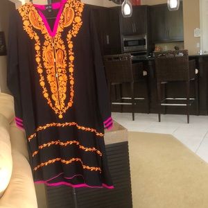 Women black kurta